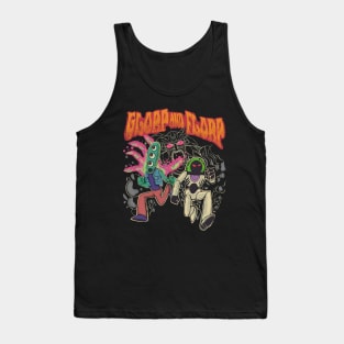 Glorp and Florp-Run Like Hell Tank Top